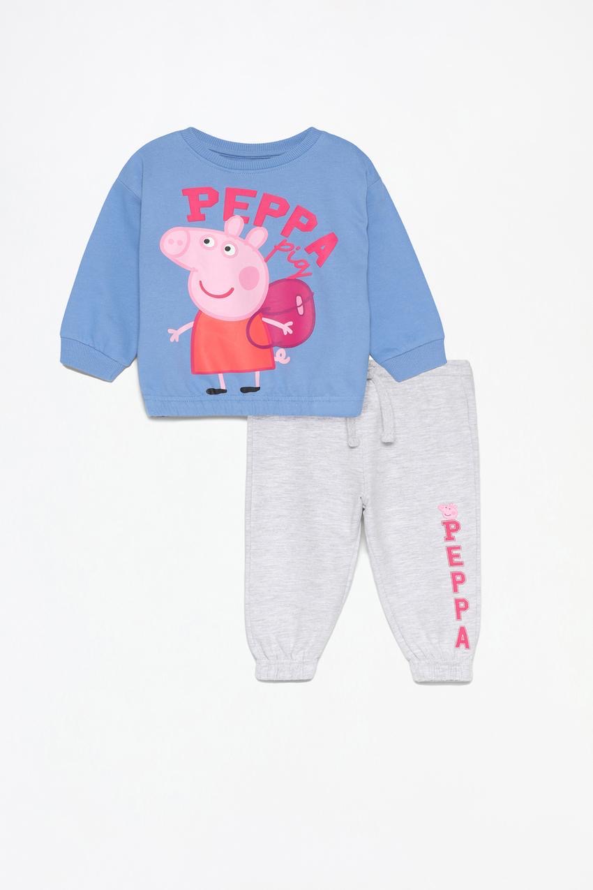 Ensemble tenue Lefties Peppa Pig Sweat et pantalon jogger molletonné non gratté 5-6 ans