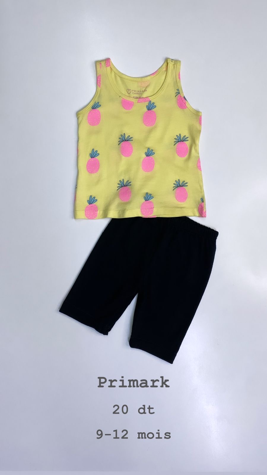 Tenue primark bébé fille 12 mois