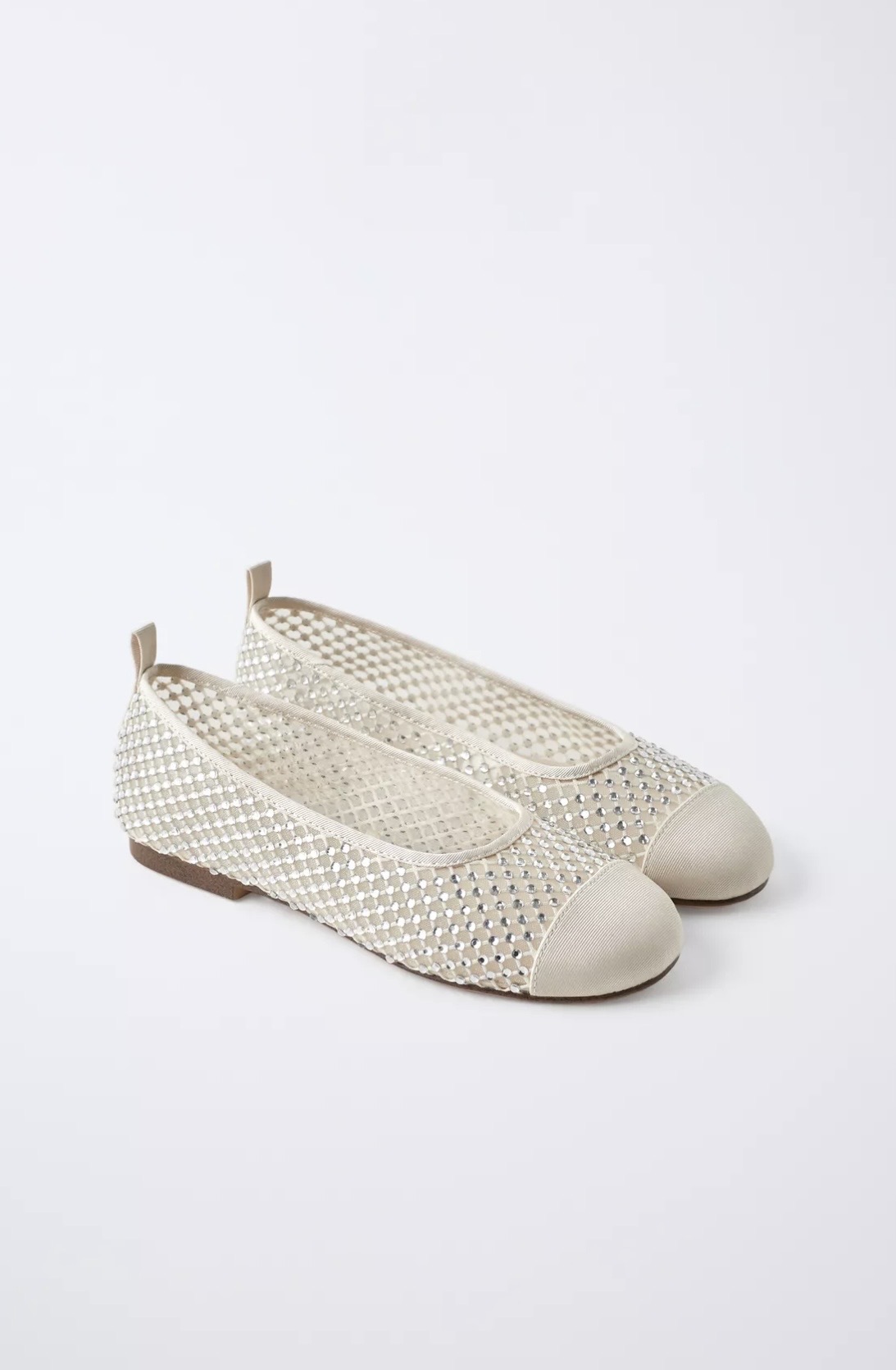 Ballerines ZARA brillantes à strass pointure 35