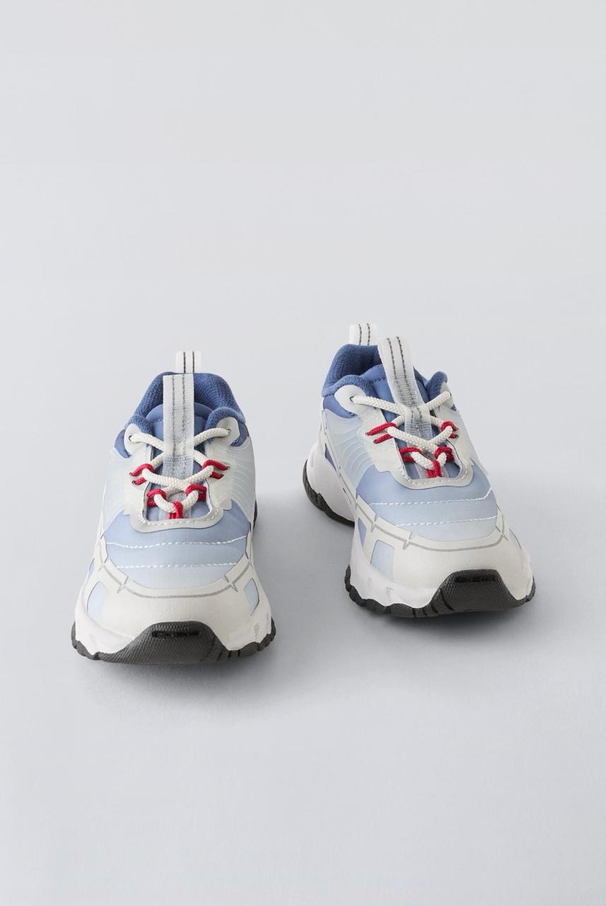 Baskets ZARA dégradées en bleu pointure 21