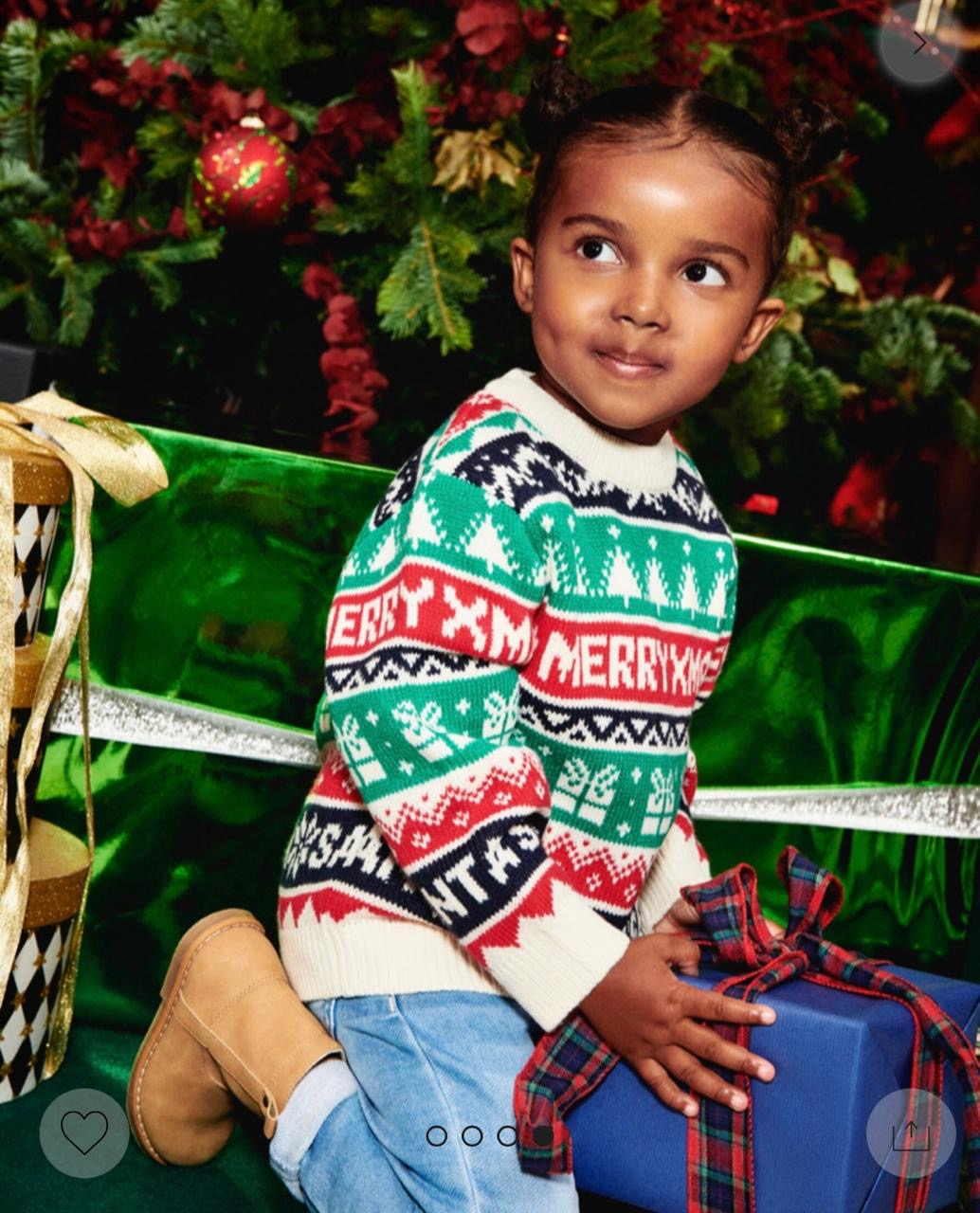 PULL Lefties EN TRICOT NOËL Santa Christmas réveillon 9-10 ans