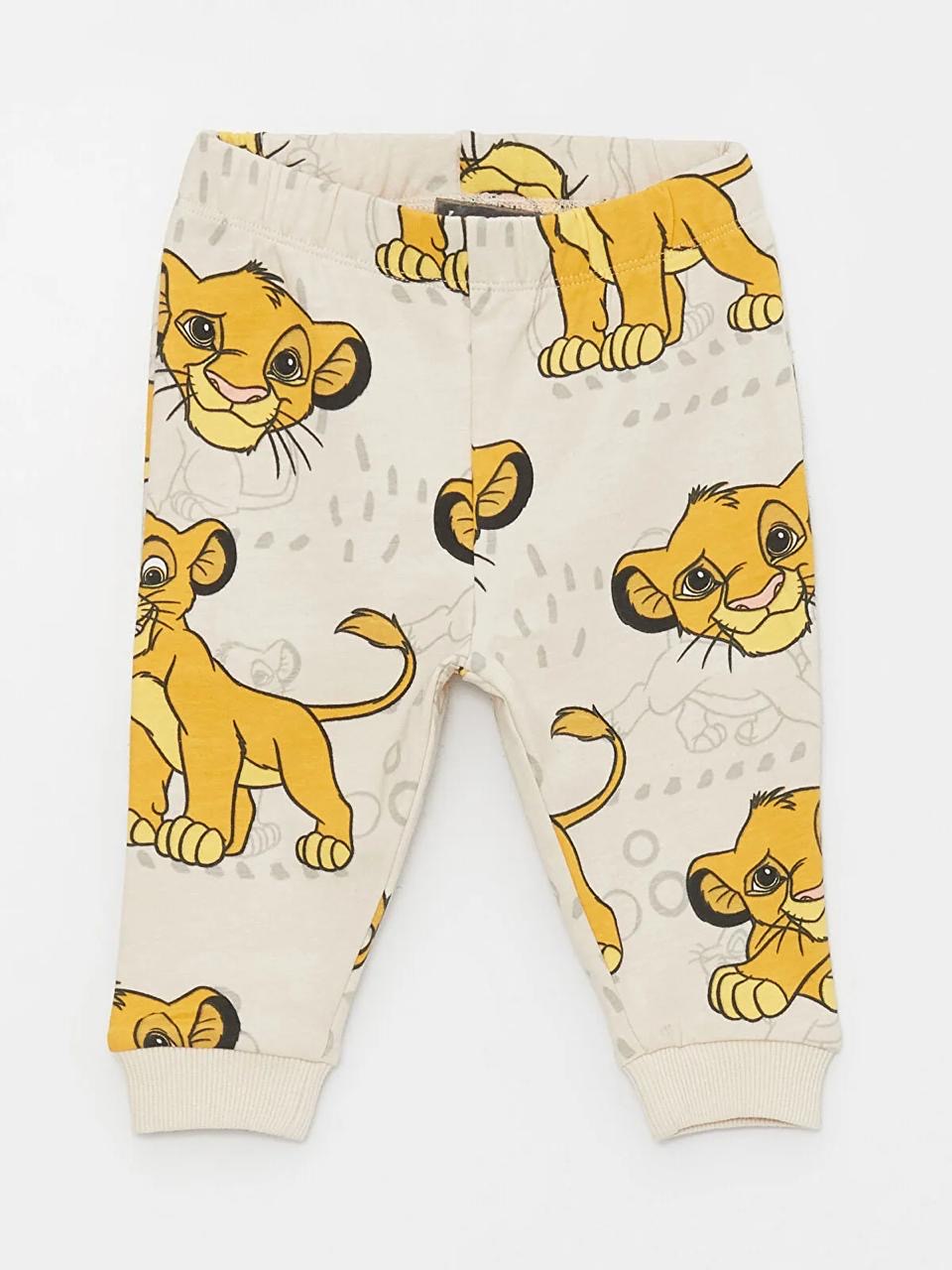 Ensemble tenue Lc Waikiki The Lion King Disney sweat et pantalon jogger molletonné non gratté 9-12 mois