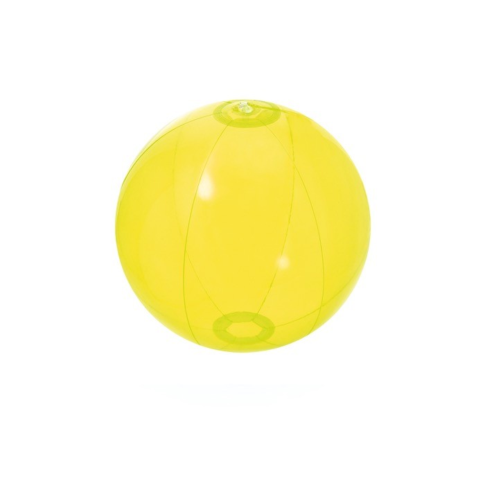 Balle de plage néon jaune 50 cm Ref26