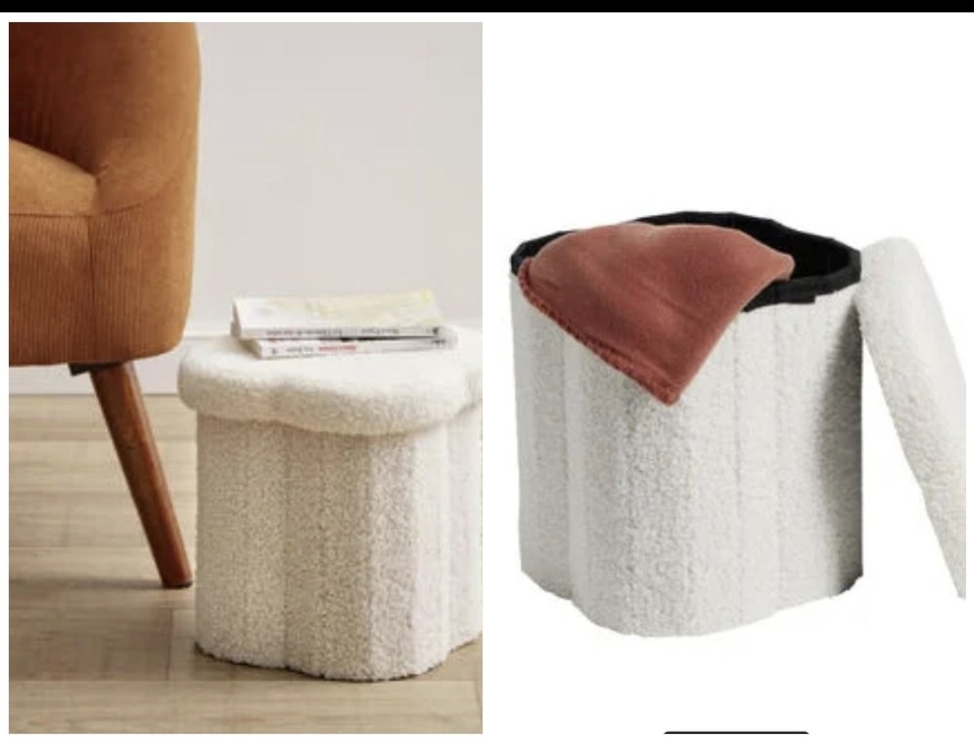 Superbe pouf de rangement