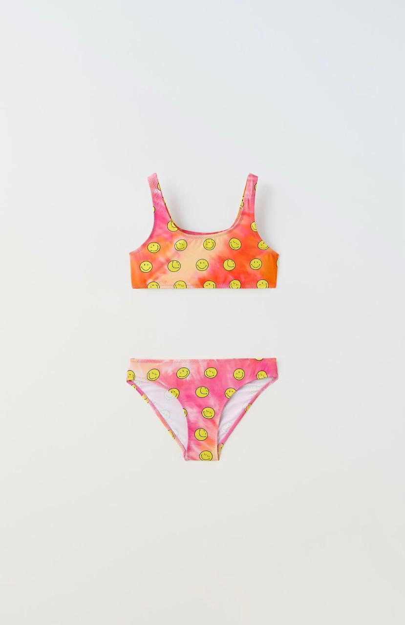 Bikini ZARA imprimé Smiely world 11-12 ans 152cm