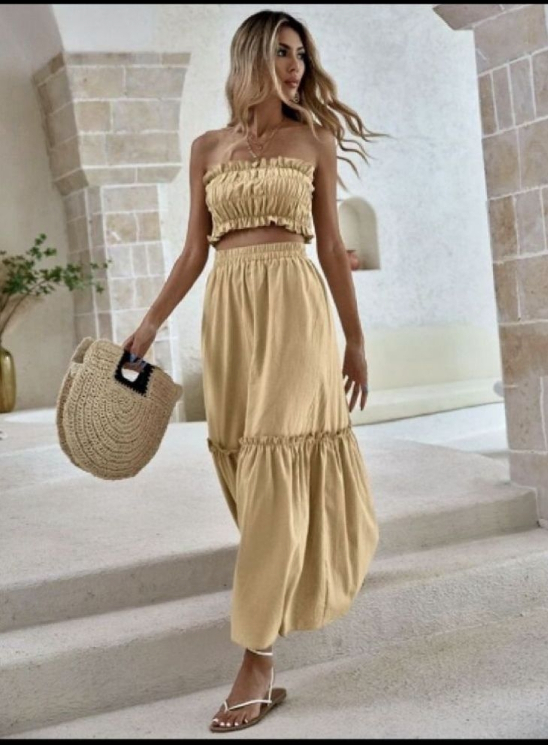 Superbe tenue jupe longue+ top