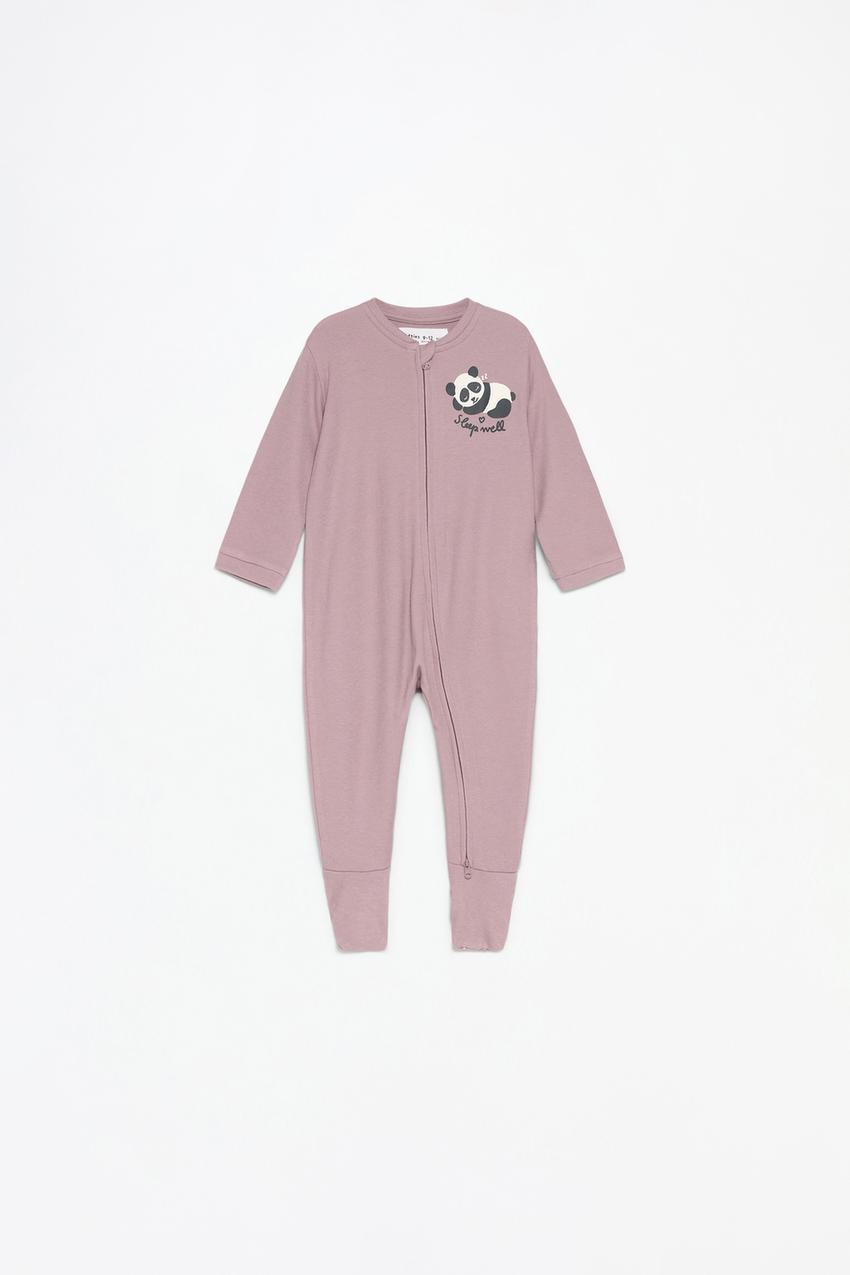 Grenouillère Lefties panda en coton 6-9 mois