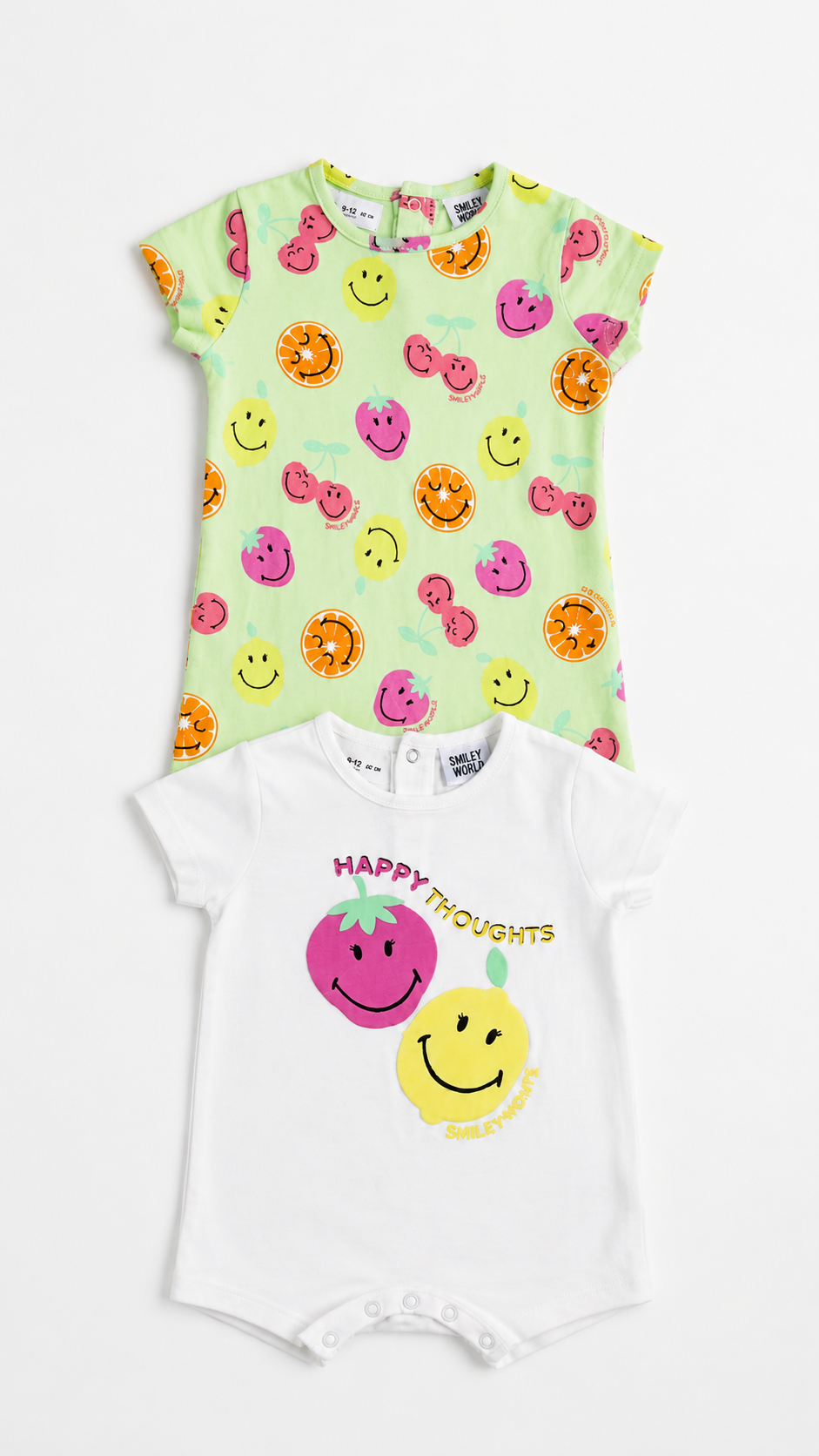 Lot de 2 Barboteuses Lefties Smileys 12-18 mois 86cm