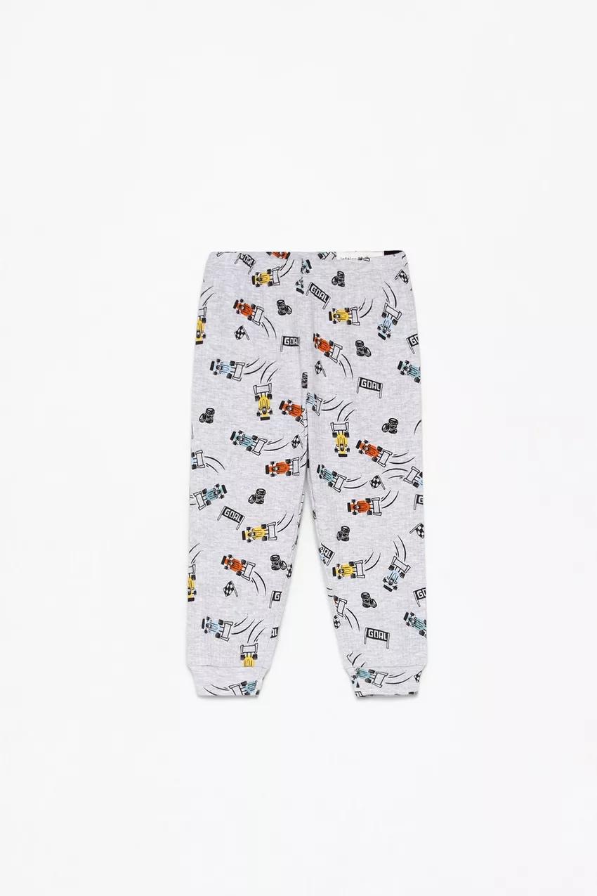 Pyjama Lefties voiture GOAL côtelé en coton 3-4 ans