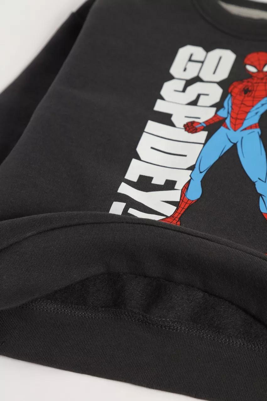 Ensemble tenue Lefties Spiderman Marvel Sweat et pantalon en molletonné gratté 6-9 mois 74cm