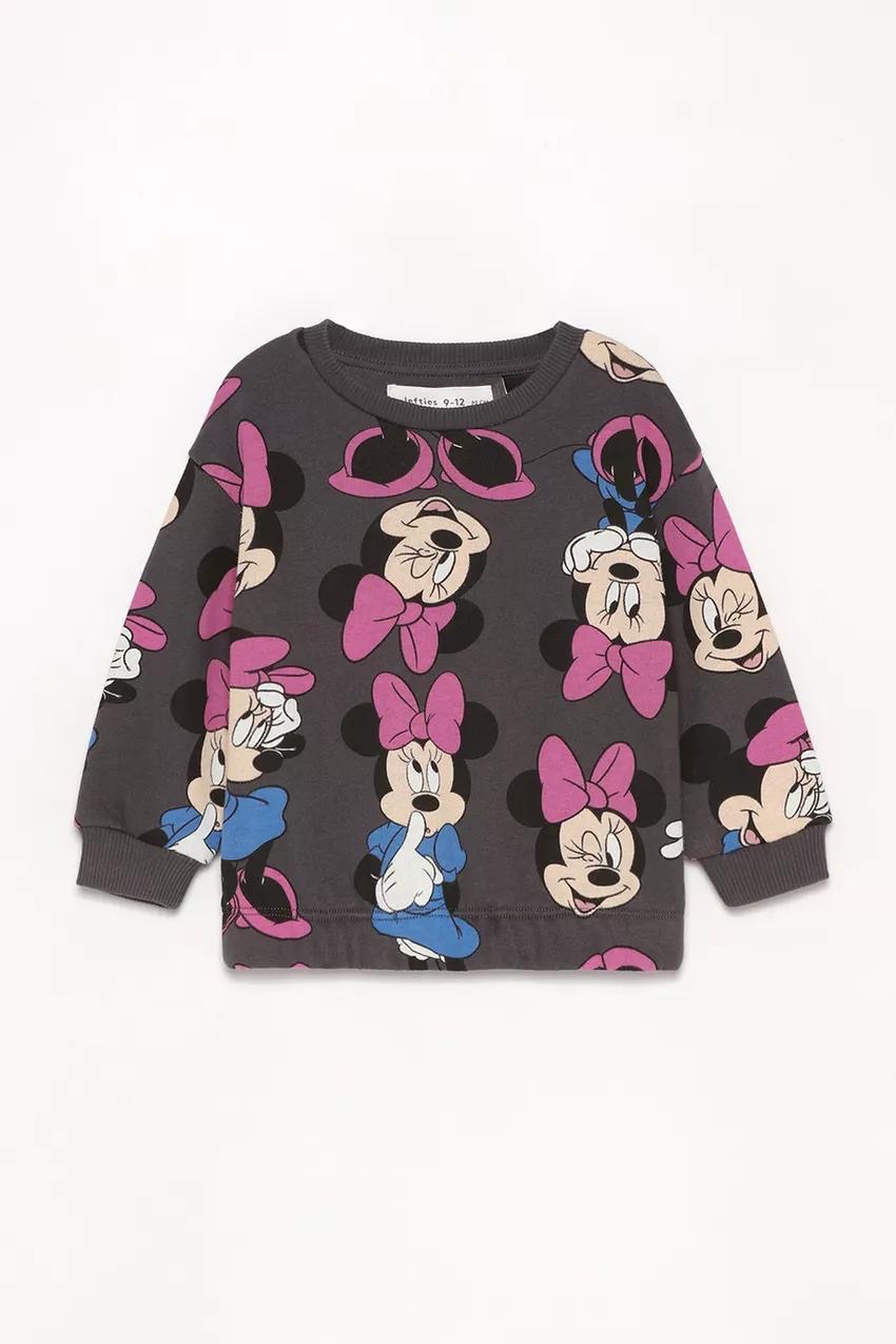 Ensemble tenue Lefties Minnie Mouse Disney Sweat et pantalon en molleton gratté 3-6 mois 68cm