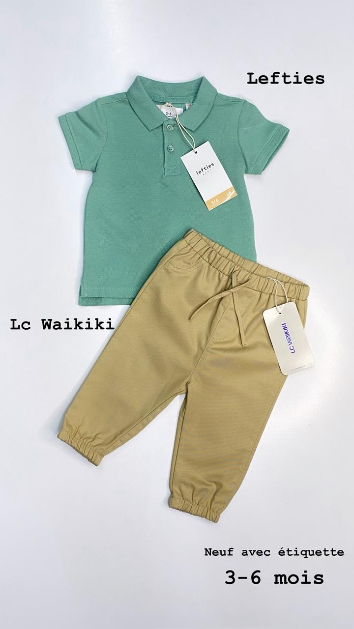 Tenue Aid 3-6 mois pull lefties pantalon Lc Waikiki