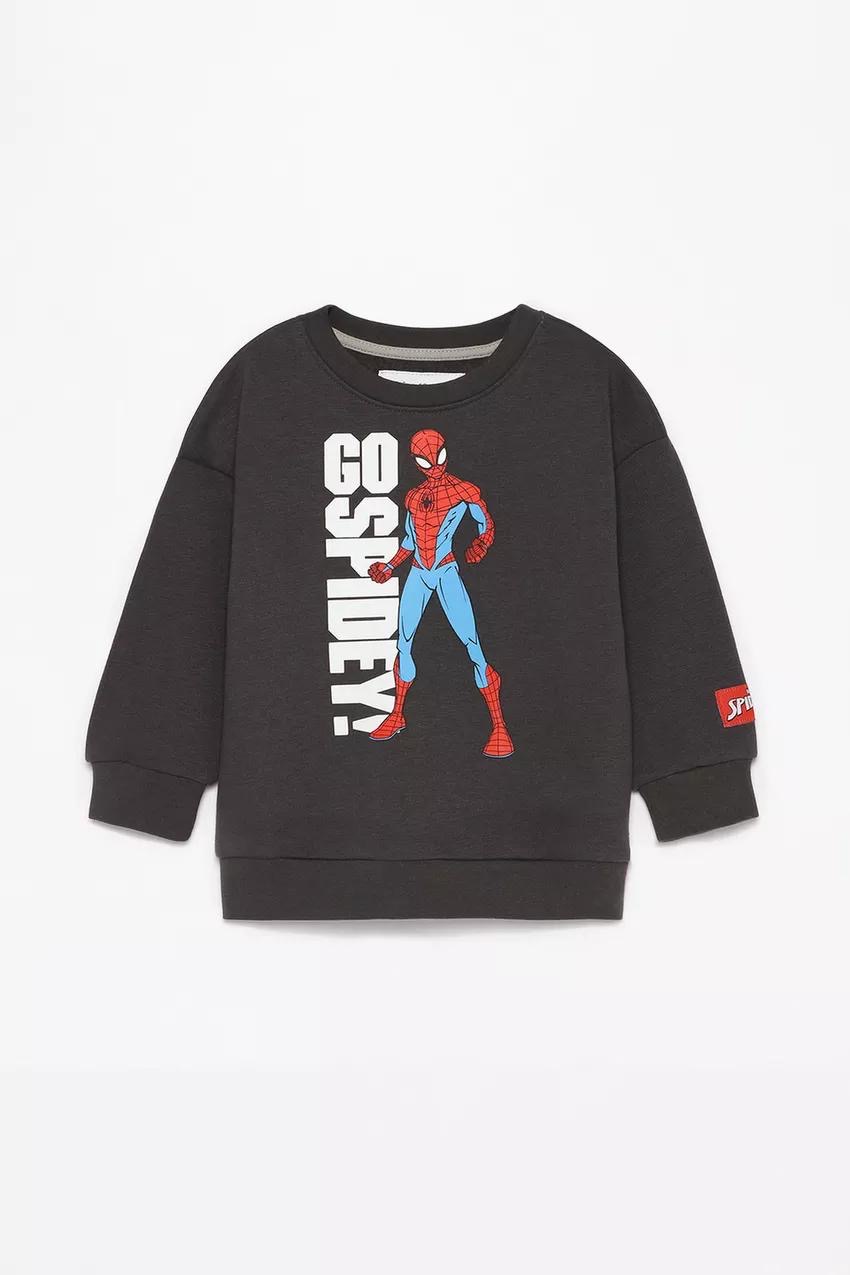 Ensemble tenue Lefties Spiderman Marvel Sweat et pantalon en molletonné gratté 6-9 mois 74cm