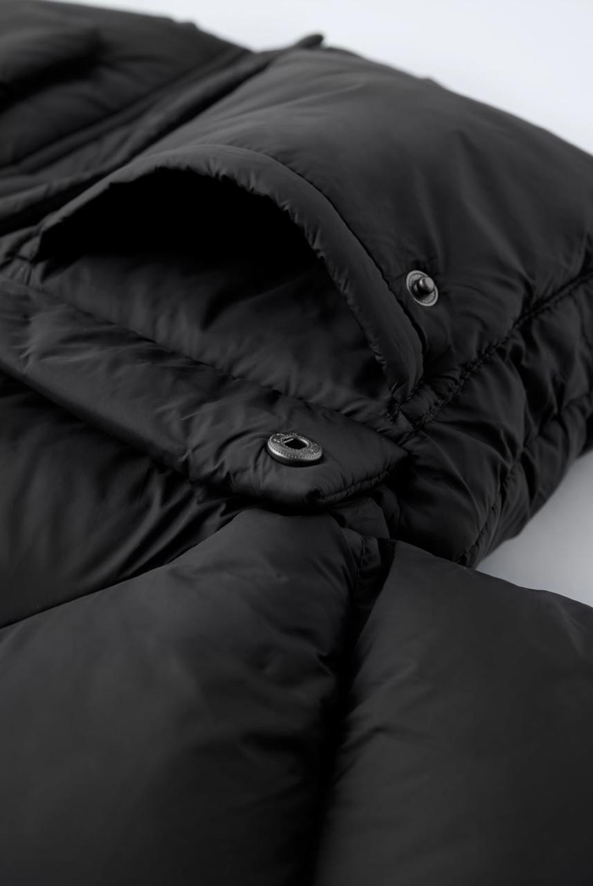 MANTEAU ZARA REMBOURRÉ IMPERMÉABLE À CAPUCHE 9-12 mois