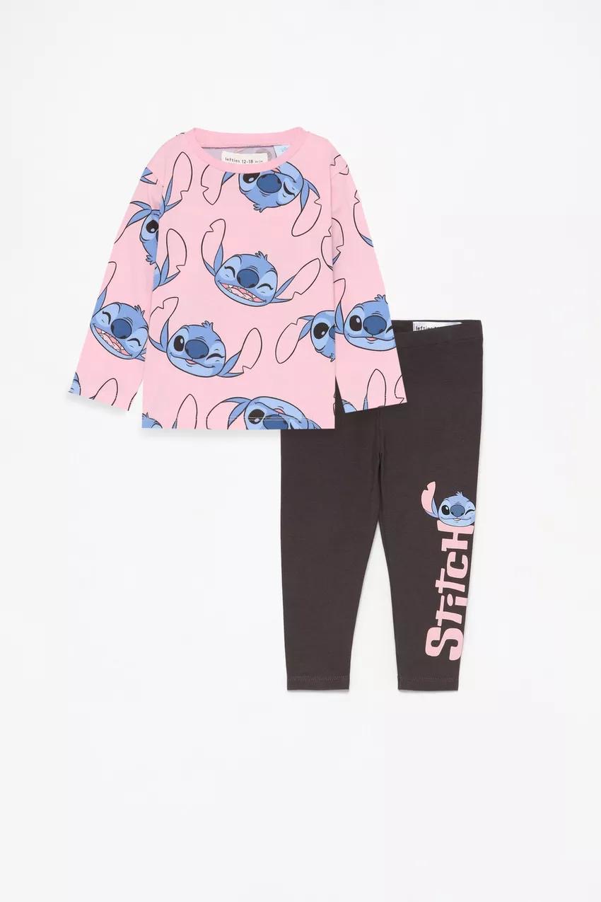 Ensemble tenue Lefties Lilo & Stitch Disney pull et legging coton 6-9 mois