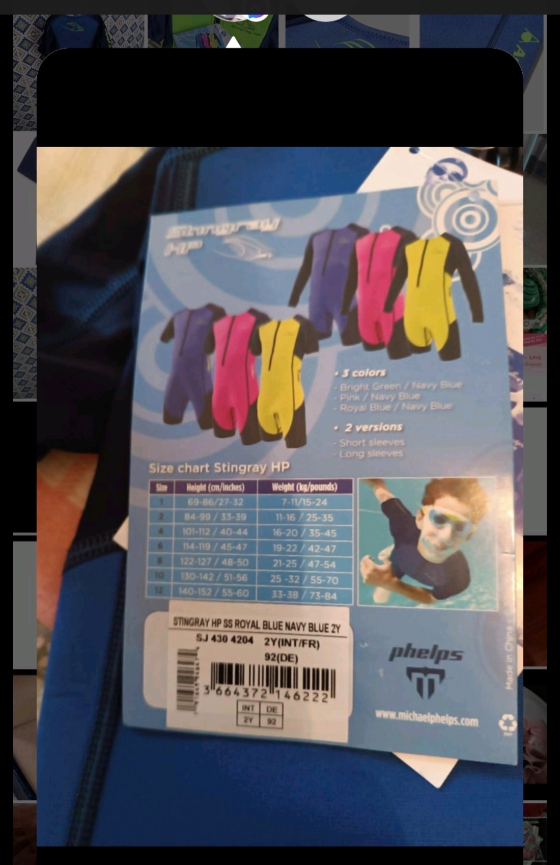 2 ans  superbe maillot combinaison