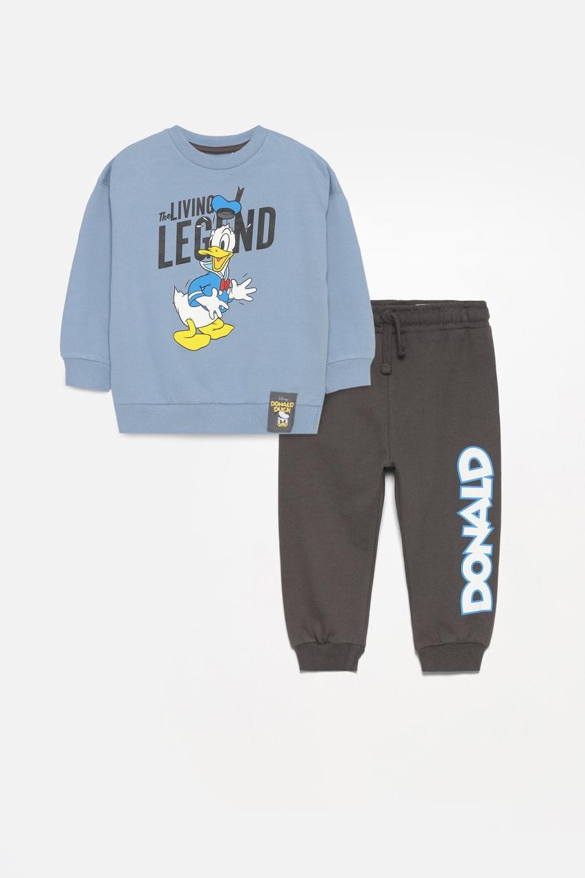 Ensemble tenue Lefties Donald Duck Disney Sweat et pantalon en molletonné gratté 6-9 mois 74cm