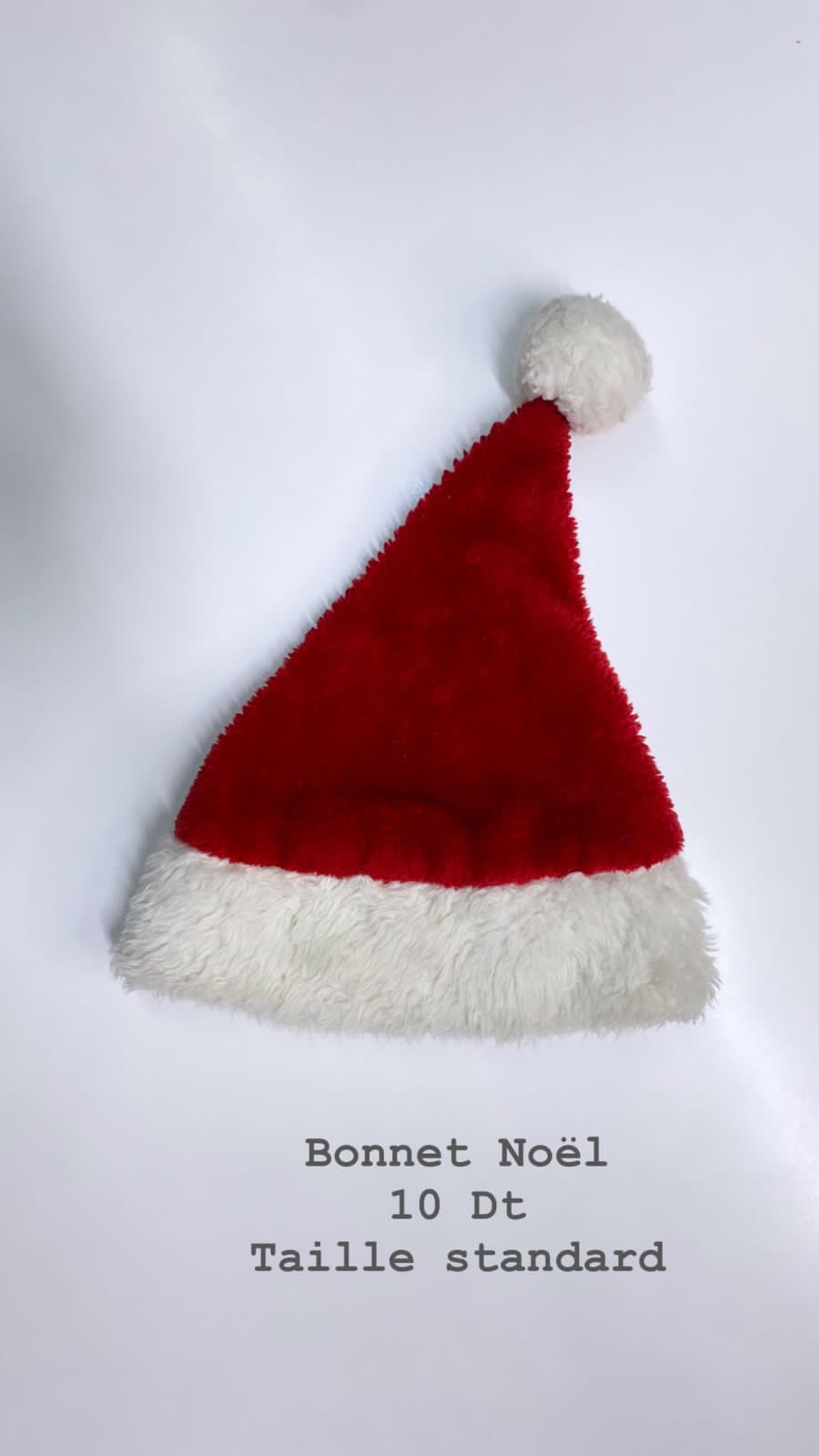 Bonnet Noël Santa Christmas réveillon taille standard Ref25
