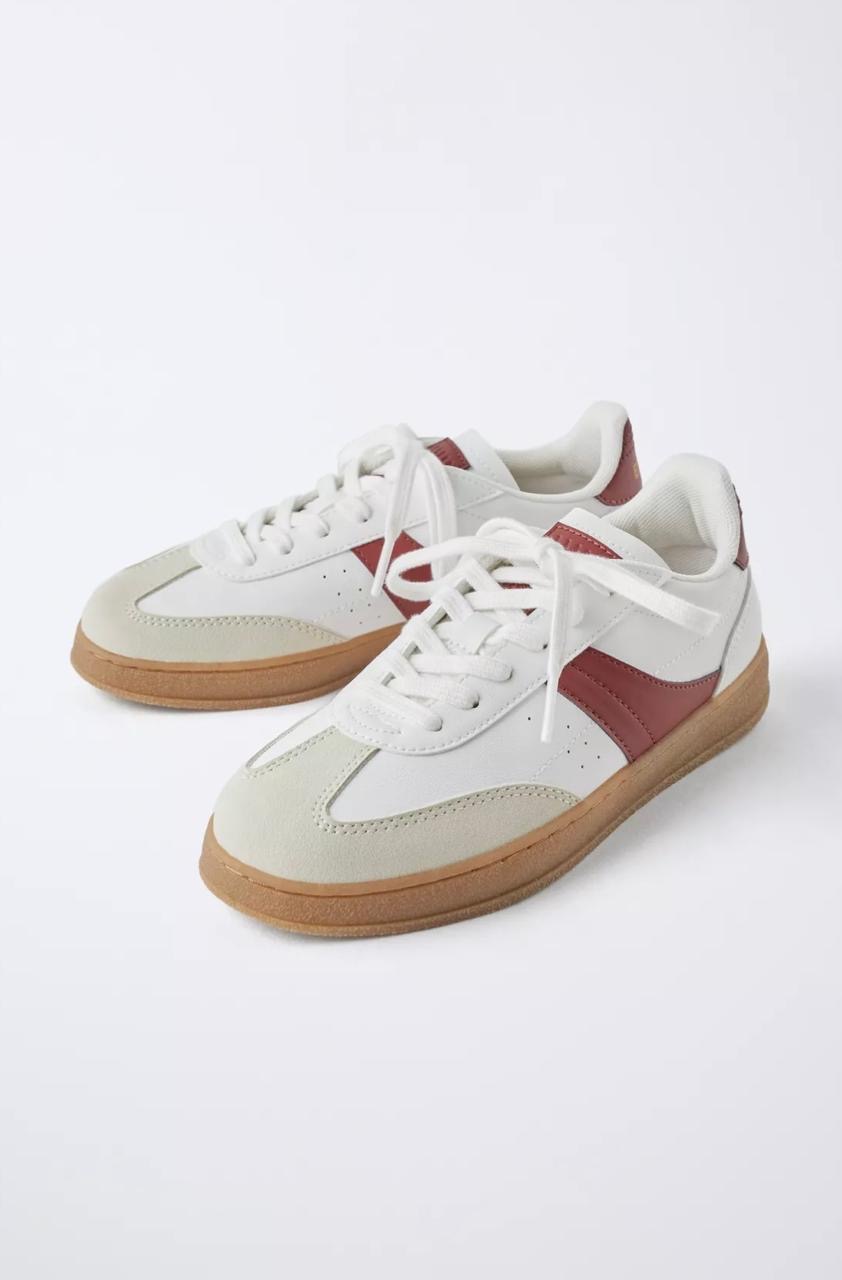Baskets ZARA tennis contraste pointure 31