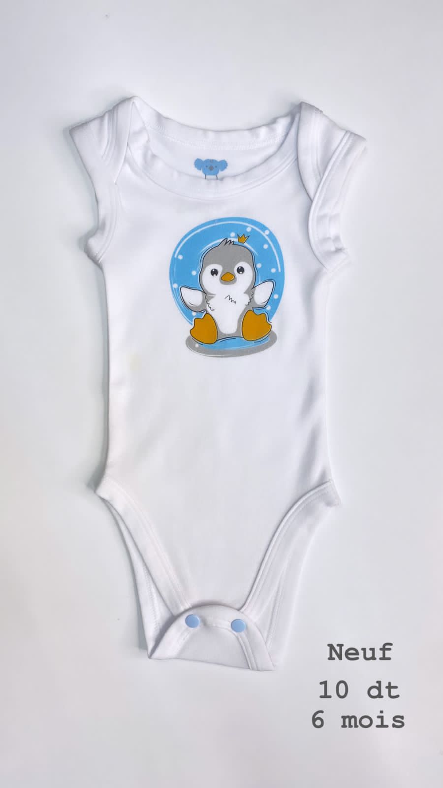 Body 100% coton 6 mois Ref17