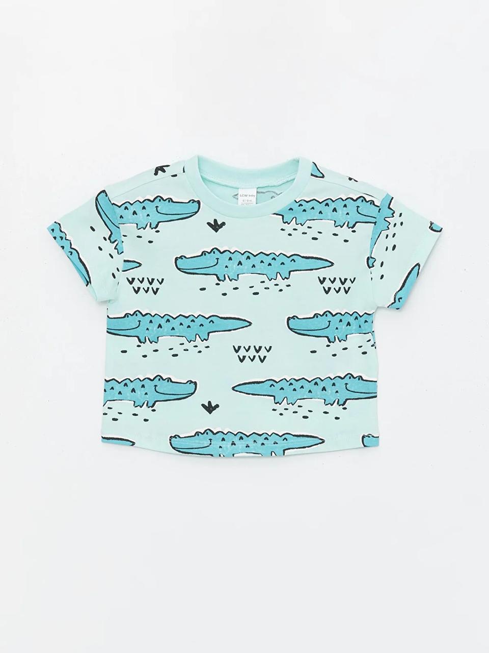 Tenue Lc Waikiki crocodile turquoise 3-6 mois 62-68cm