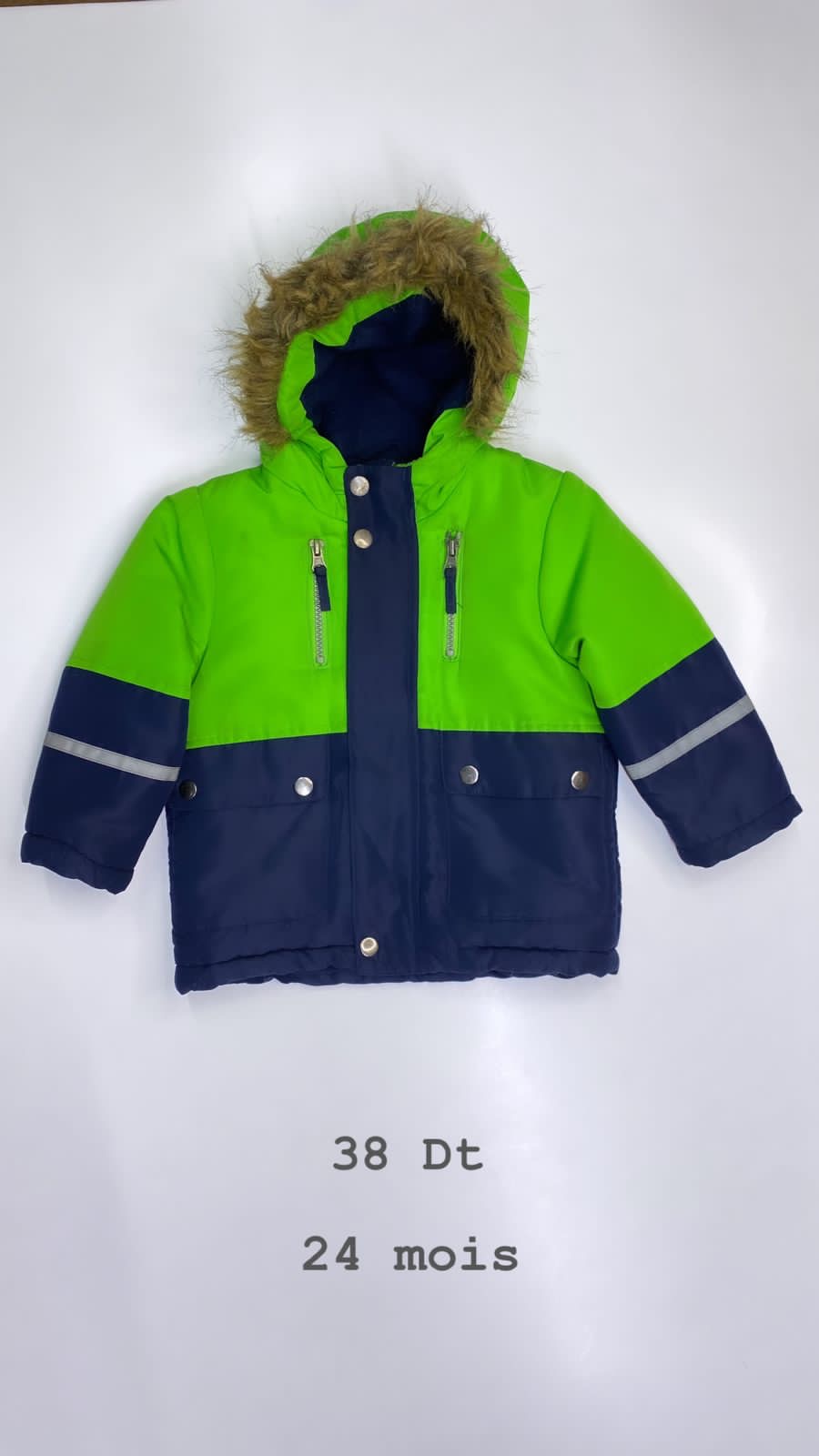 Manteau à capuche 24 mois ref60