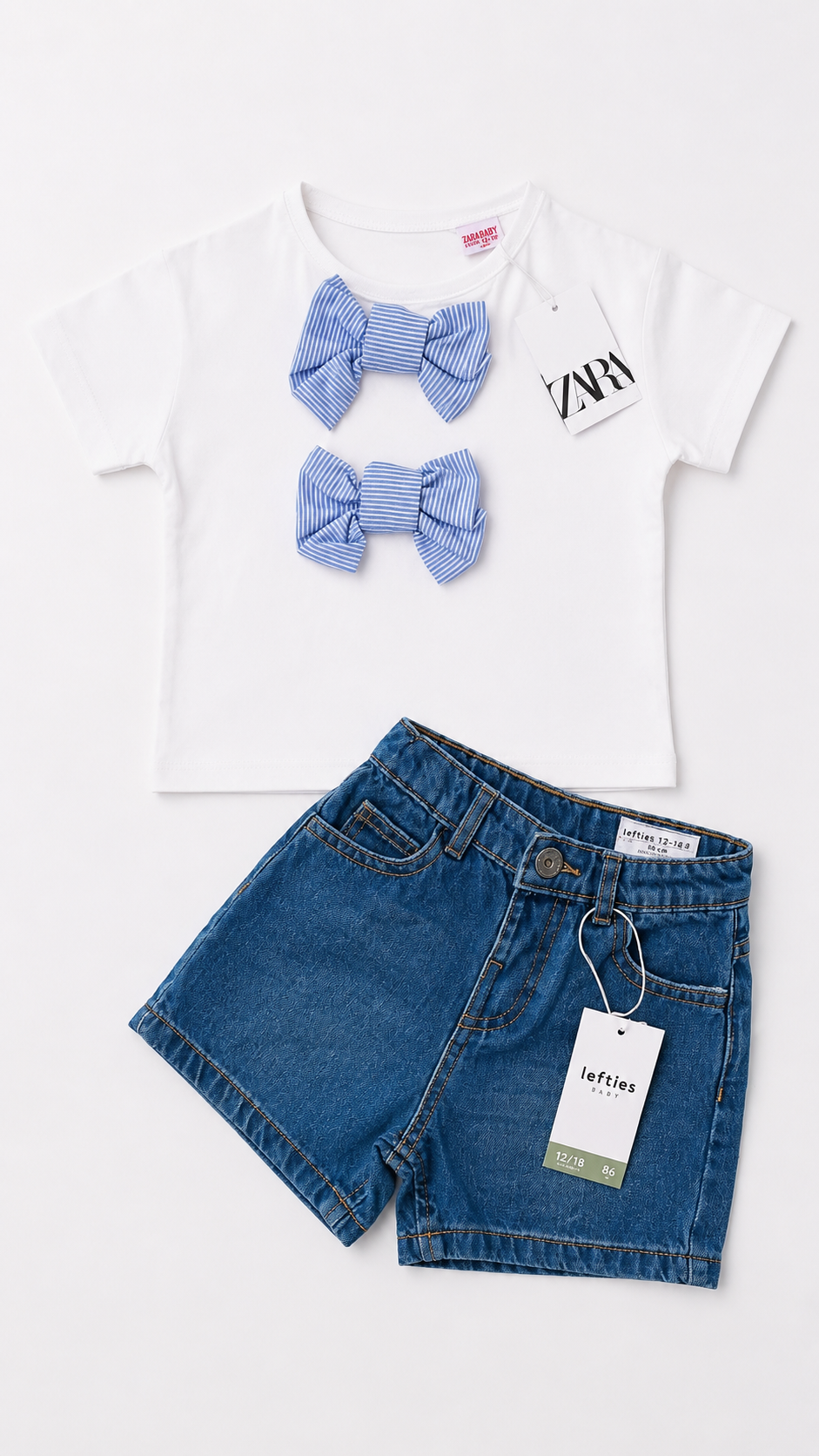 Tenue Aid pull ZARA 18 mois 86cm short Lefties 12-18 mois 86cm