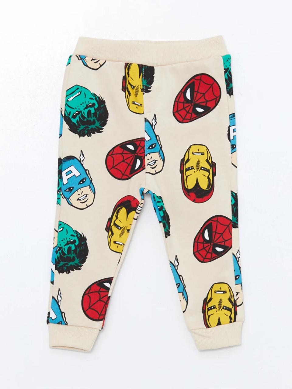Ensemble tenue Lc Waikiki Marvel Sweat et pantalon jogger molletonné non gratté 3-6 mois