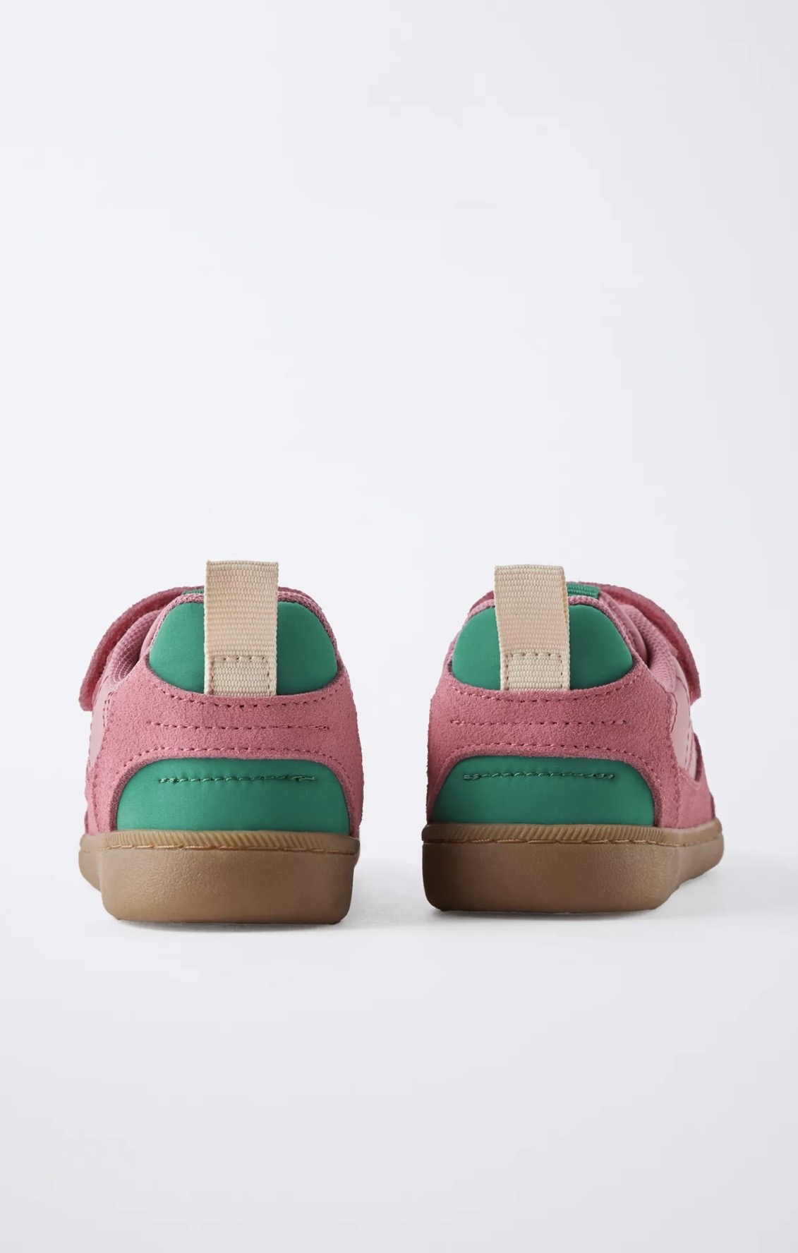 Baskets ZARA tennis rétro cuir pointure 24