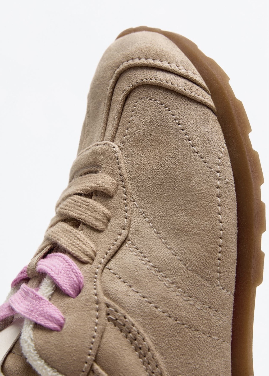 Baskets Lefties daim double lacets pointure 36