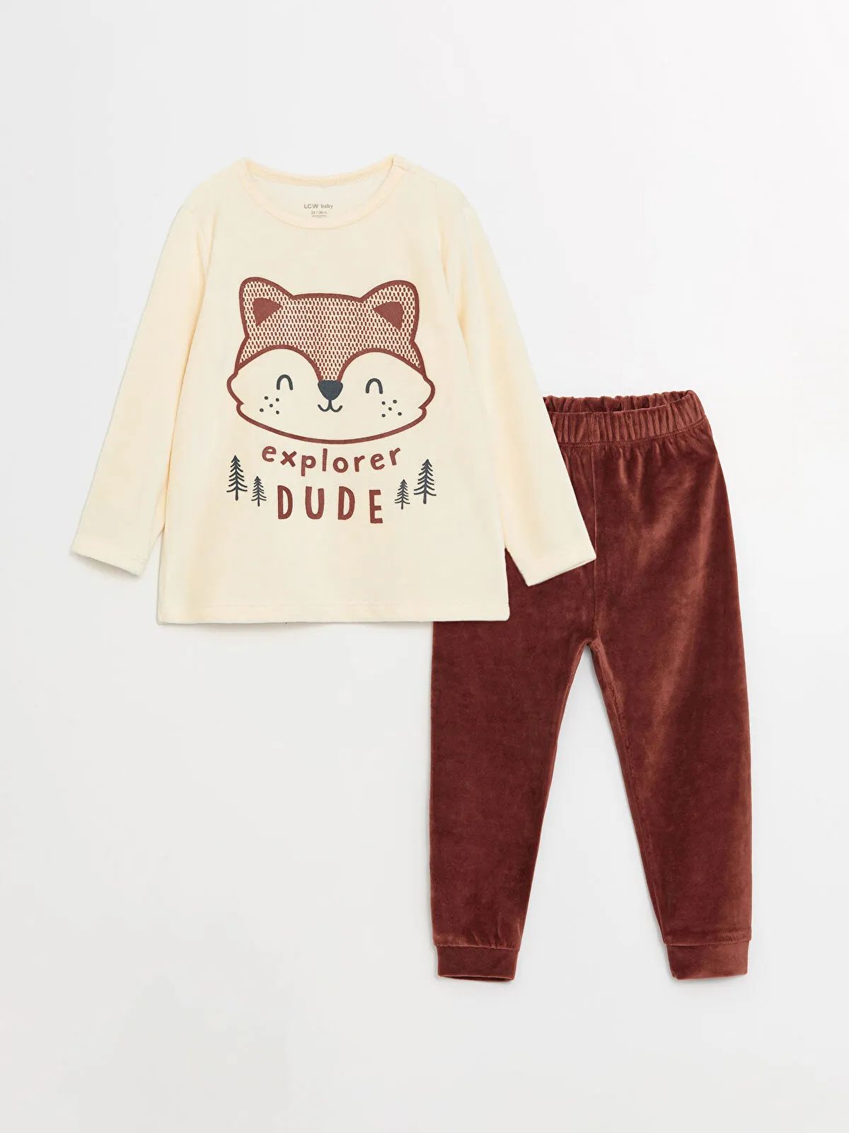 Pyjama Lc Waikiki DUDE en velours 2-3 ans 92-98cm