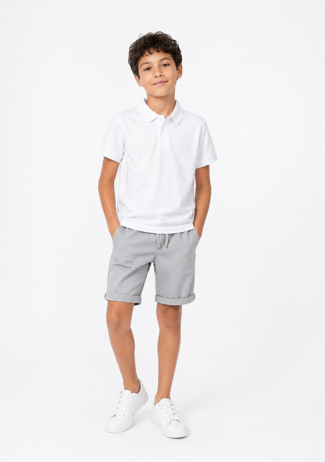 Tenue Aid pull polo Lc Waikiki 7-8 ans 122-128cm short Lefties 7-8 ans 128cm