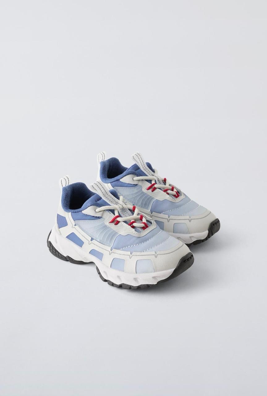 Baskets ZARA dégradées en bleu pointure 21