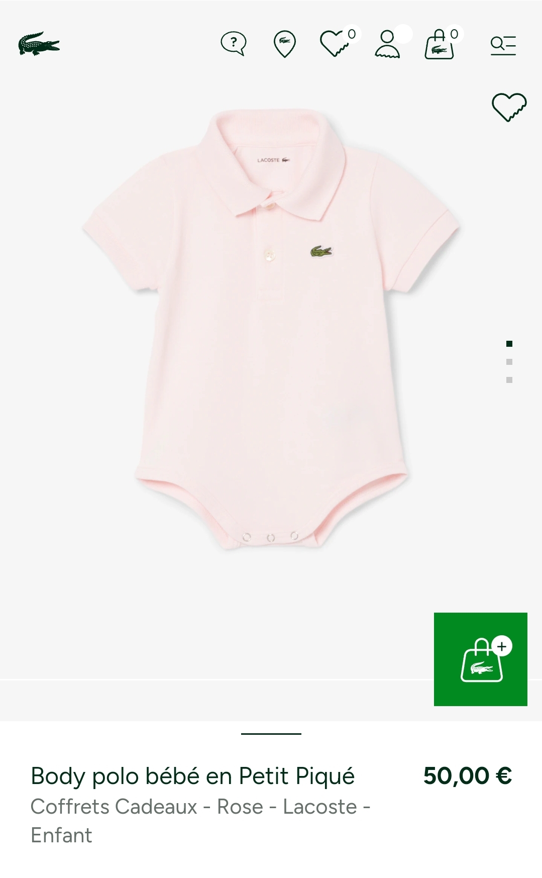 Polo de la marque Lacoste