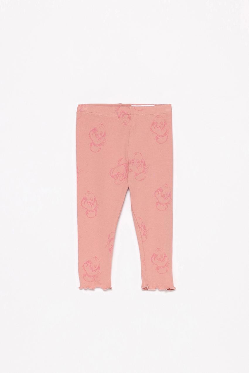 Ensemble tenue Lefties Tinker Bell Disney Sweat molletonné gratté et leggings côtelés 3-6 mois 68cm