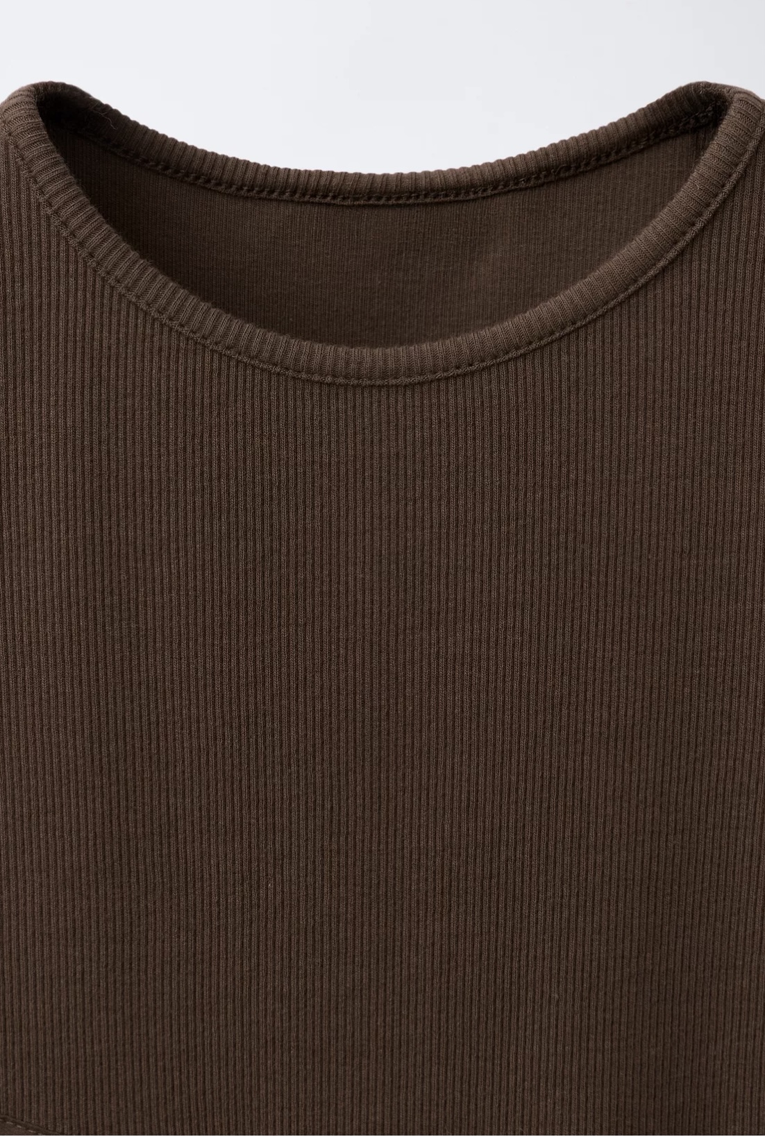 Robe ZARA côtelée bimatière avec noeud 18 mois 86cm