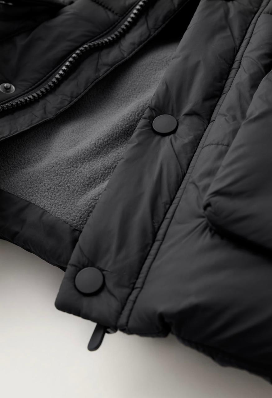 MANTEAU ZARA REMBOURRÉ IMPERMÉABLE À CAPUCHE 9-12 mois