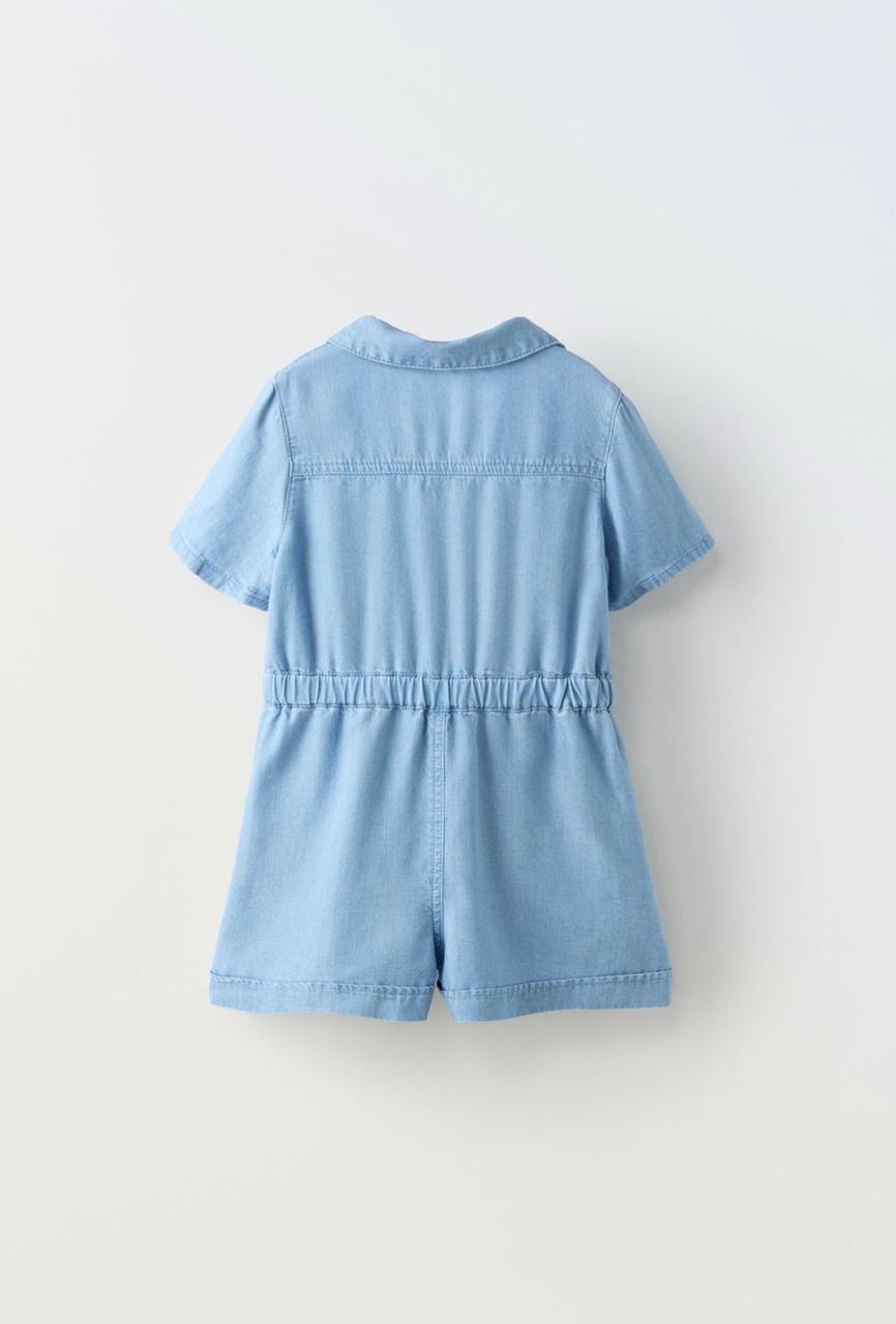 Combishort ZARA en jean 5 ans 110cm