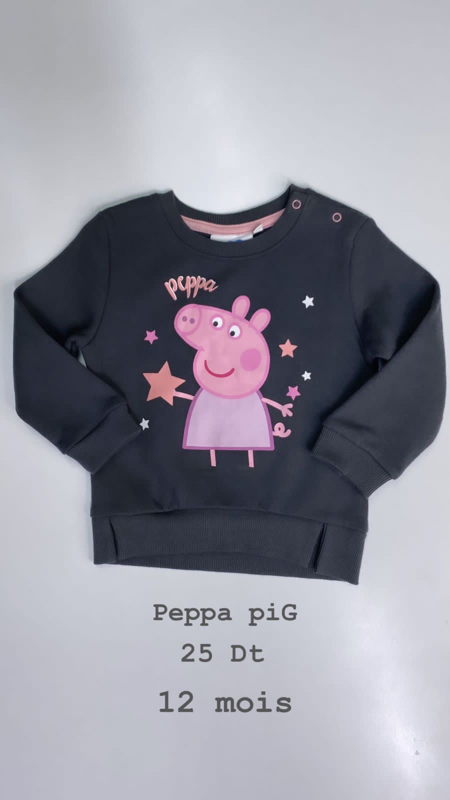 Sweat peppa pig 12 mois ref59/19