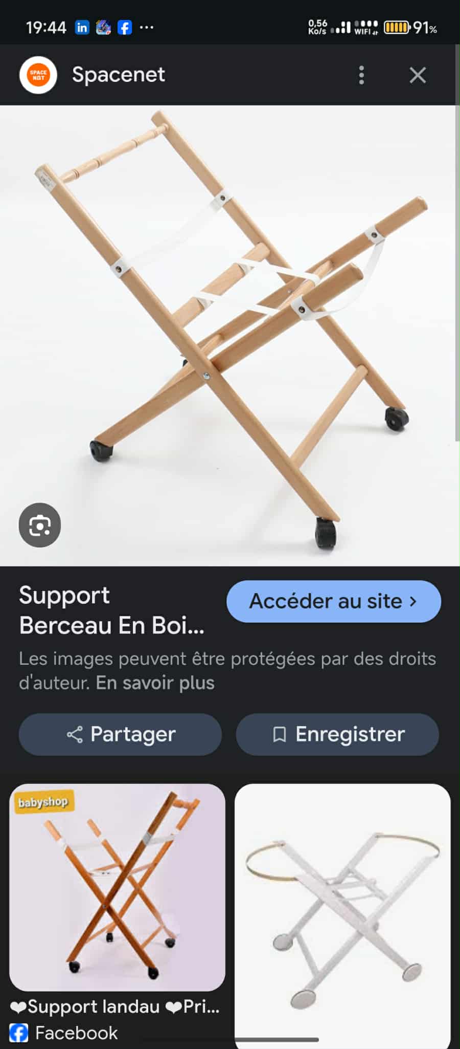 Landeau de bébé