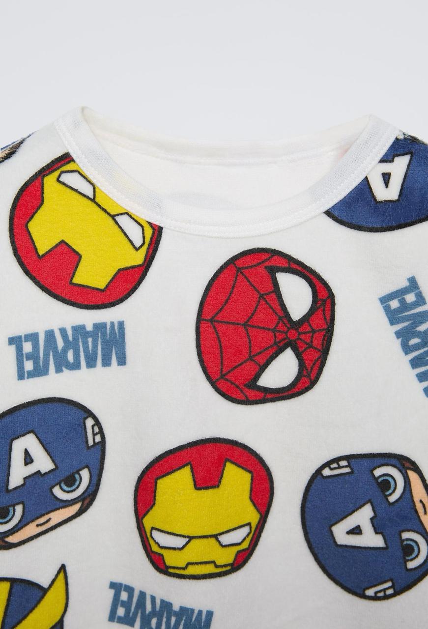 Pyjama ZARA AVENGERS MARVEL COMICS en velours 3 ans 98cm