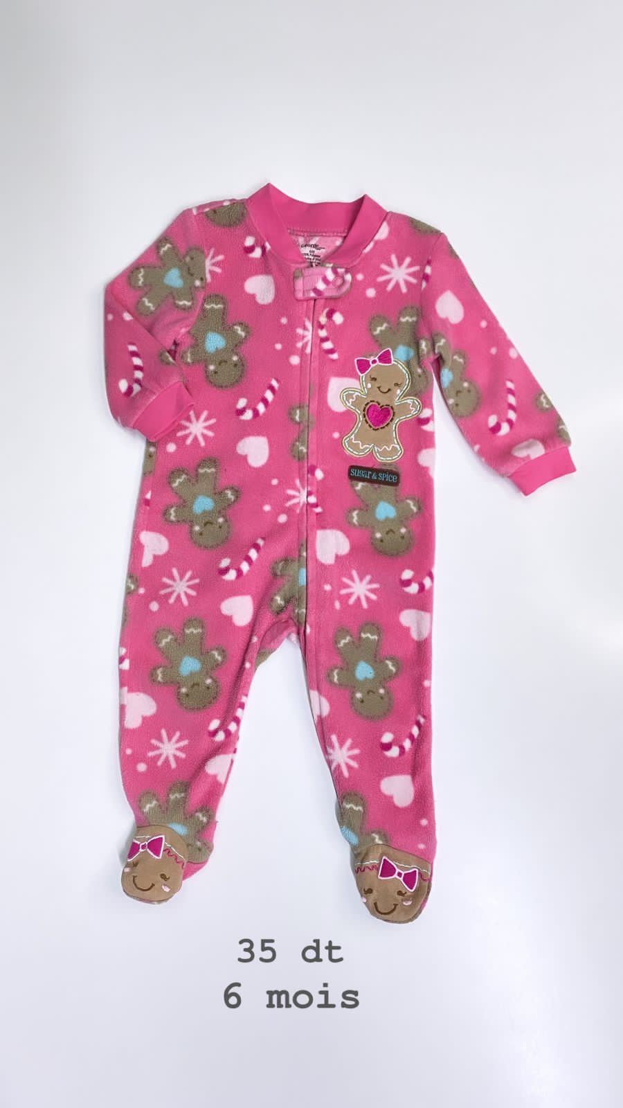 Grenouillère Noël Santa Christmas réveillon 6 mois Ref46/04