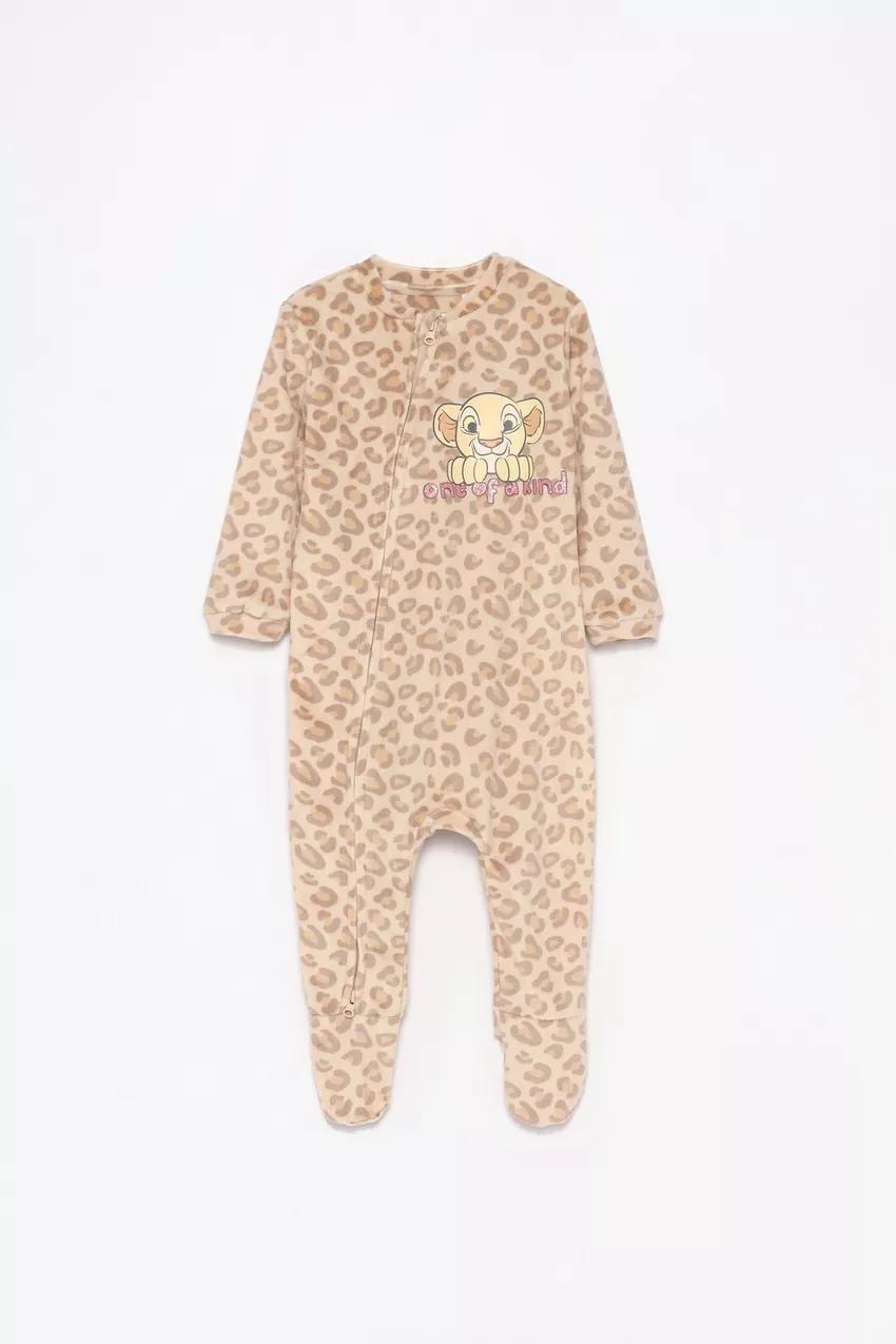 Grenouillère Lefties Le Roi Lion SIMBA DISNEY en velours 9-12 mois 80cm