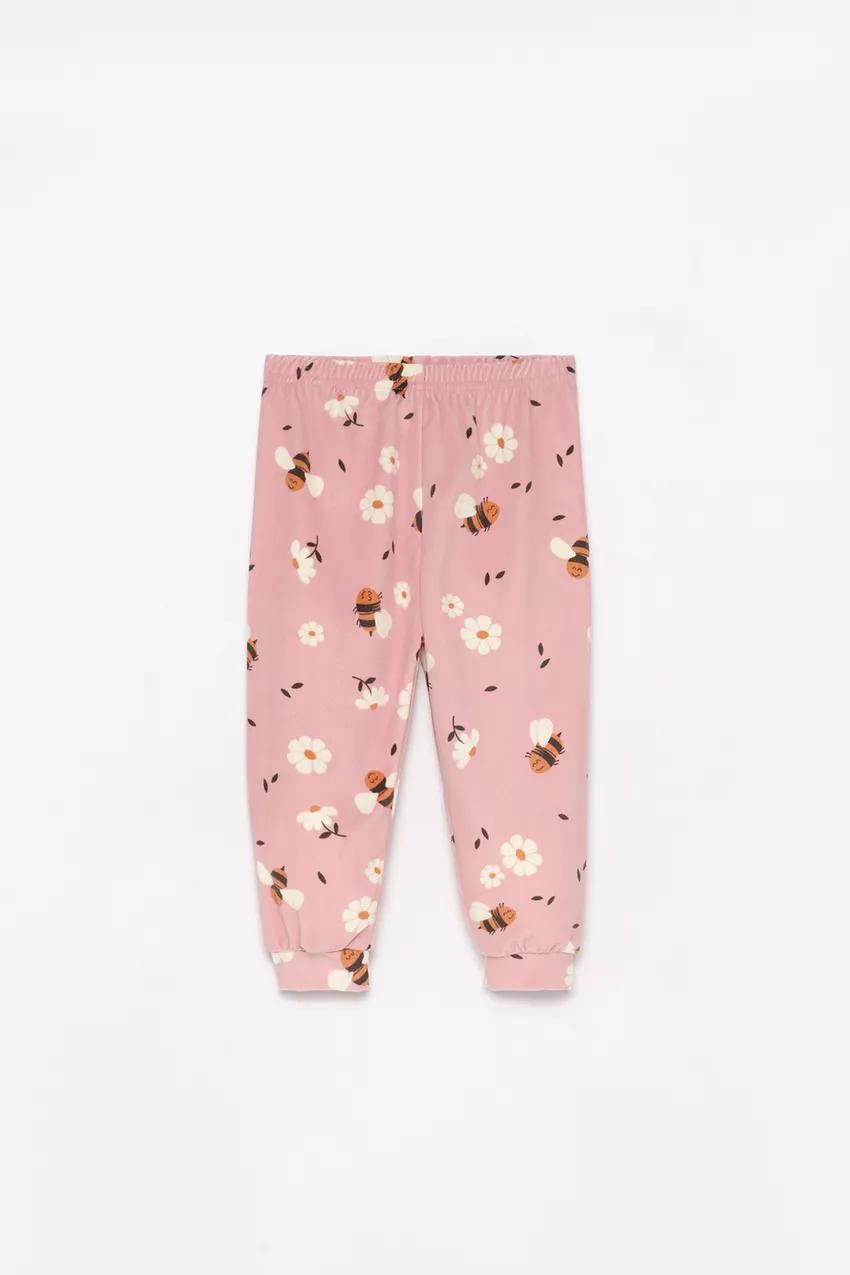 Pyjama lefties Abeille en velours 3-4 ans