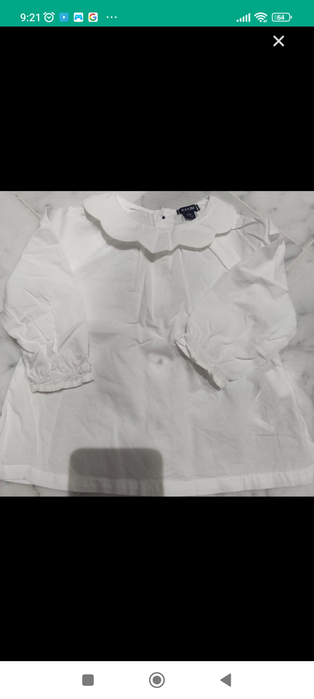 Chemise liquette kiabi 12mois