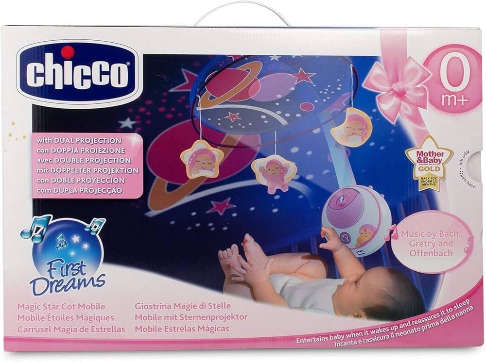 Mobile du lit manège du lit Chicco avec projecteur d'étoiles Réf88