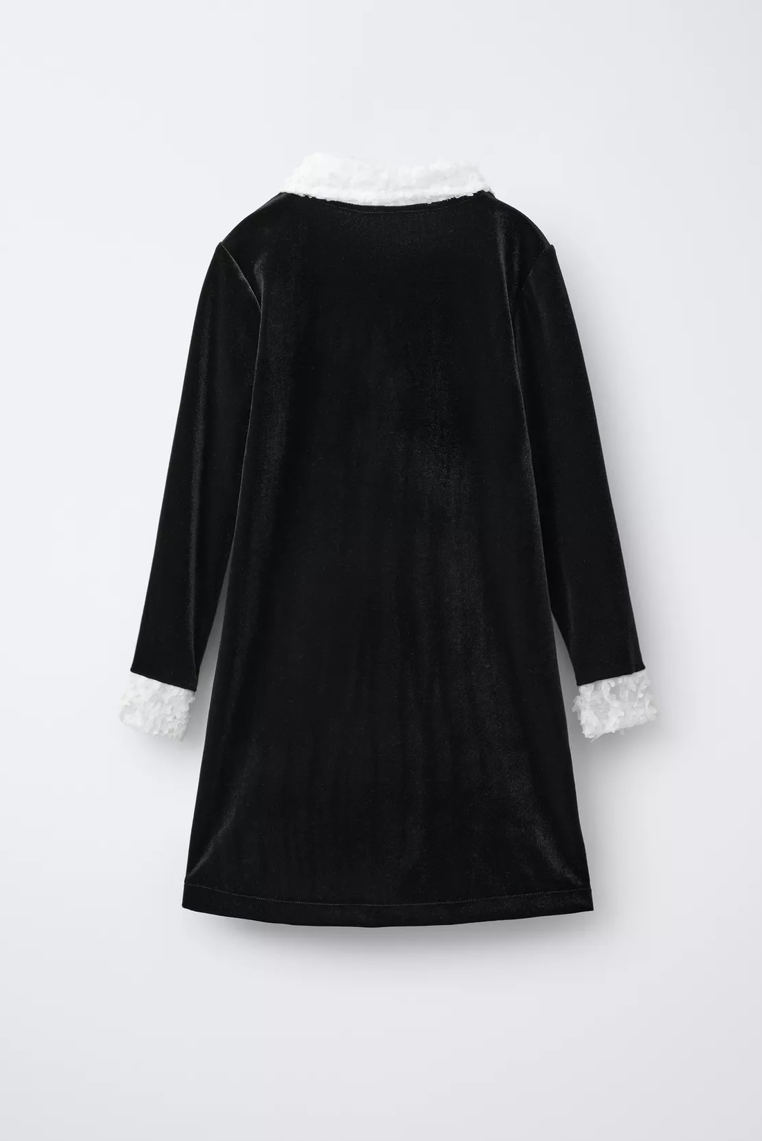 Robe ZARA en velours col à fleurs 5-7 ans 116-120cm