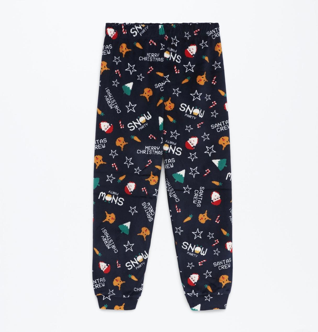 Pyjama Lefties en velours Noël Santa Christmas réveillon 3-4 ans