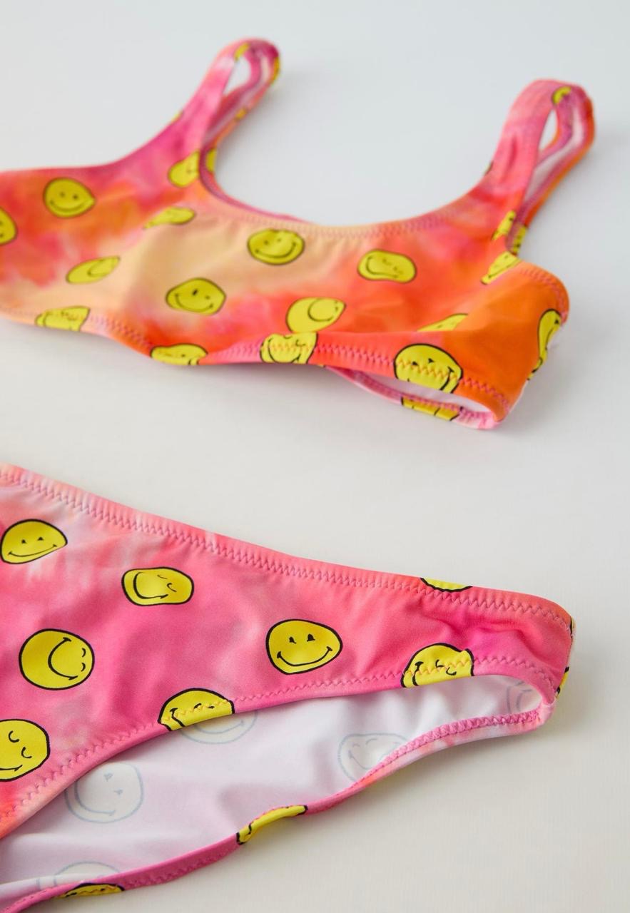 Bikini ZARA imprimé Smiely world 11-12 ans 152cm