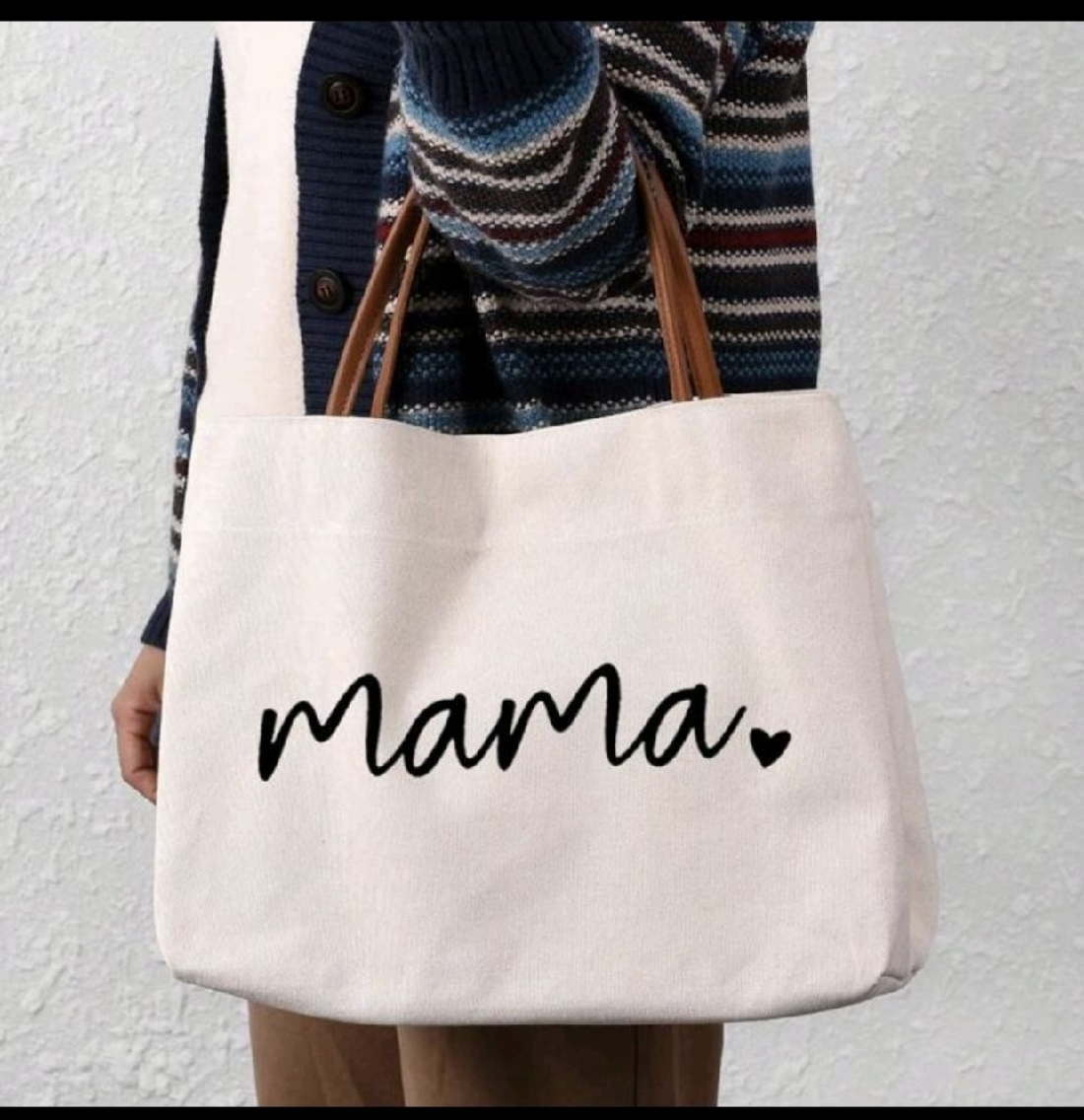 Superbe sac en toile Maman très tendance